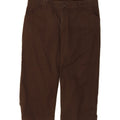 LEE Womens Straight Capri Trousers US 10 Large W32 L18 Brown Cotton Vintage Lee and Second-Hand Lee from Messina Hembry 