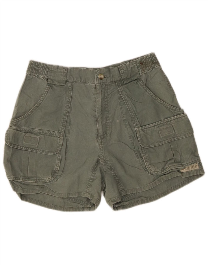 Shorts cargo feminino Columbia W28 médio cáqui