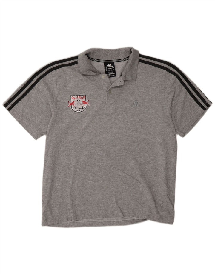ADIDAS Mens Clima 365 Polo Shirt Grande Cinza Algodão