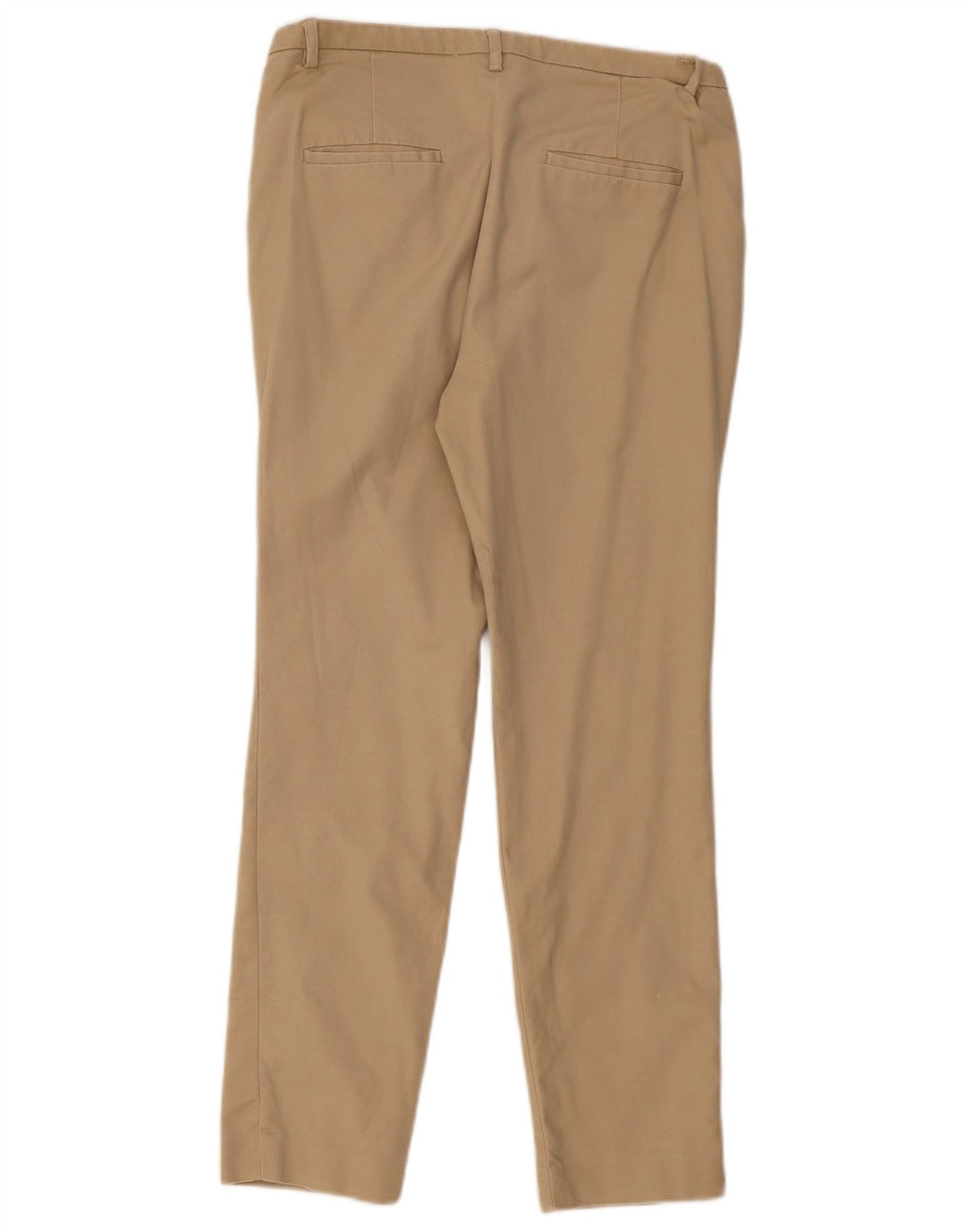 Zara Calça Chino Feminina Slim EU 40 Médio W30 L28 Bege