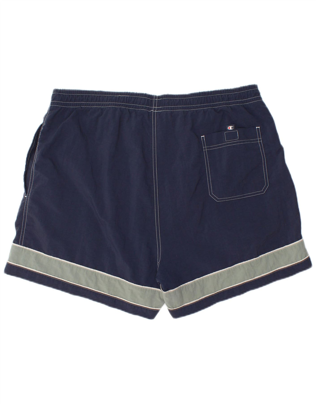 Shorts de natação masculino Champion XL azul marinho Colourblock poliamida