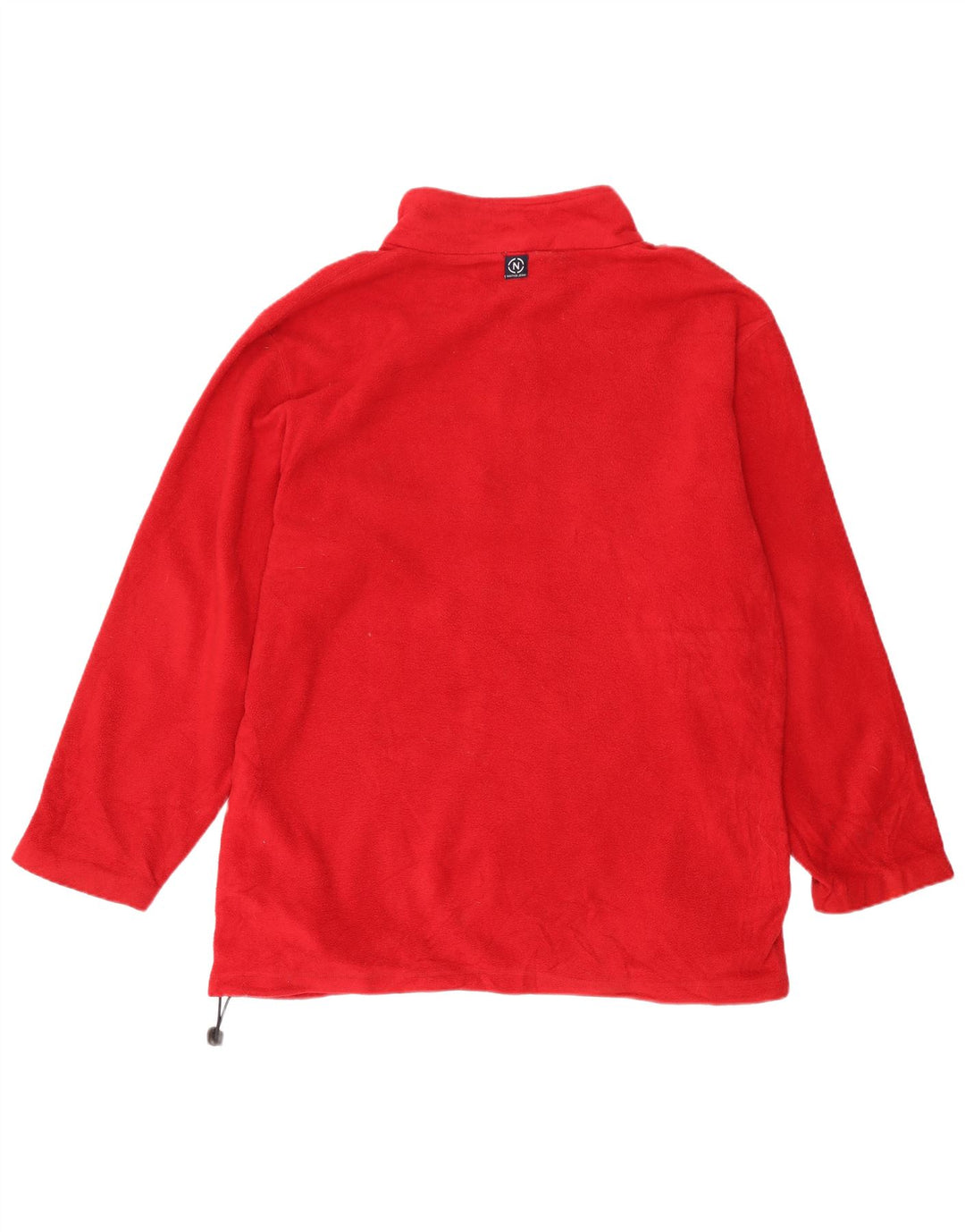 Suéter de lã masculino Nautica com zíper e gola XL vermelho poliéster