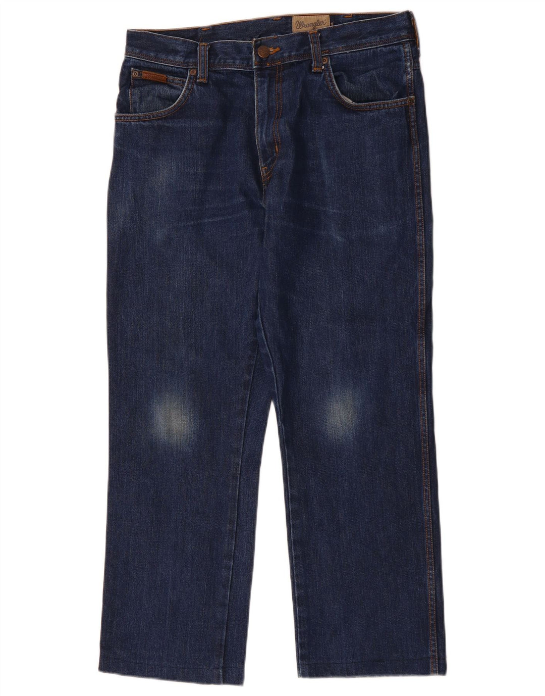 Wrangler Masculino Texas Straight Jeans W32 L27 Azul Algodão