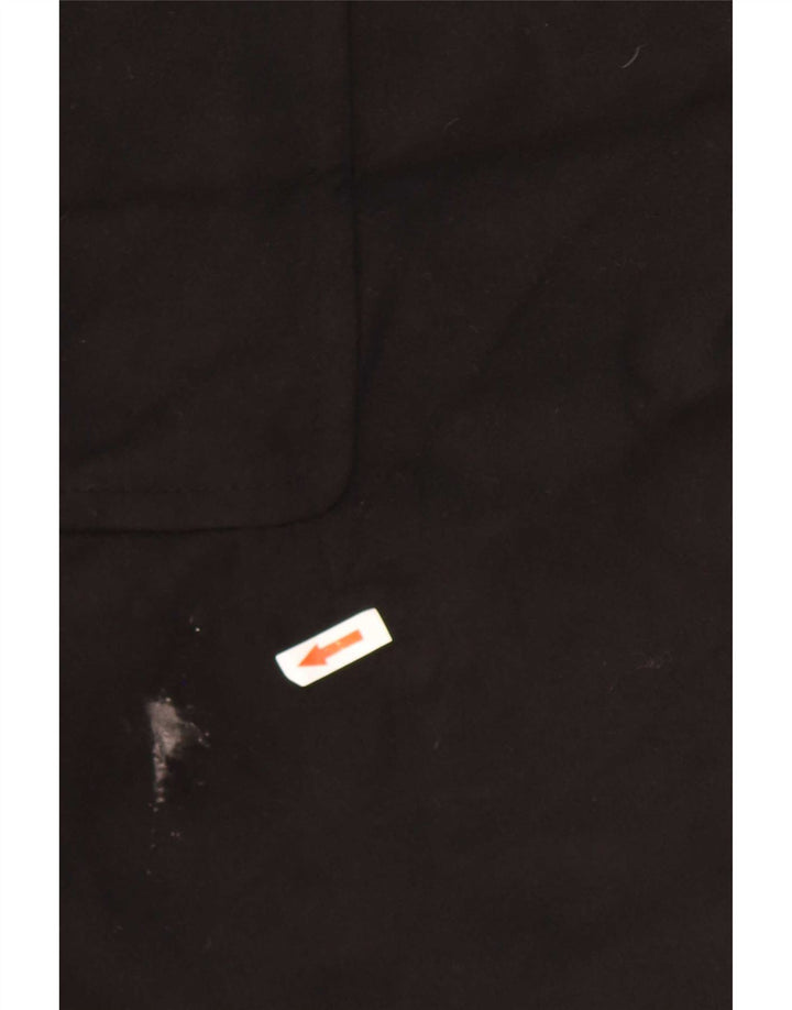 Sobretudo feminino Marks & Spencer UK 10 pequeno poliéster preto