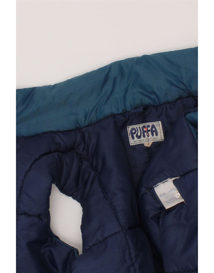 Colete acolchoado Puffa Boys 7-8 anos grande nylon azul