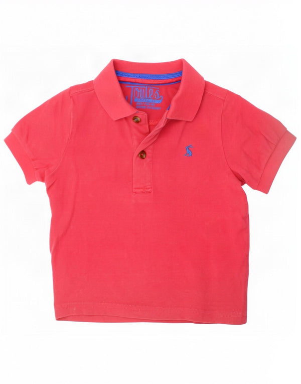 Polo Joules Menino 3-4 Anos Algodão Rosa