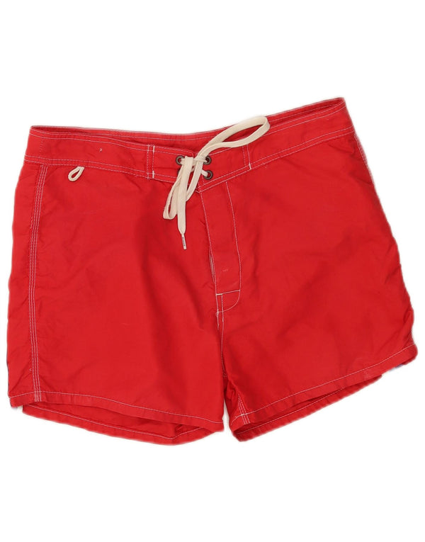 Shorts de natação masculino Sundek médio vermelho nylon