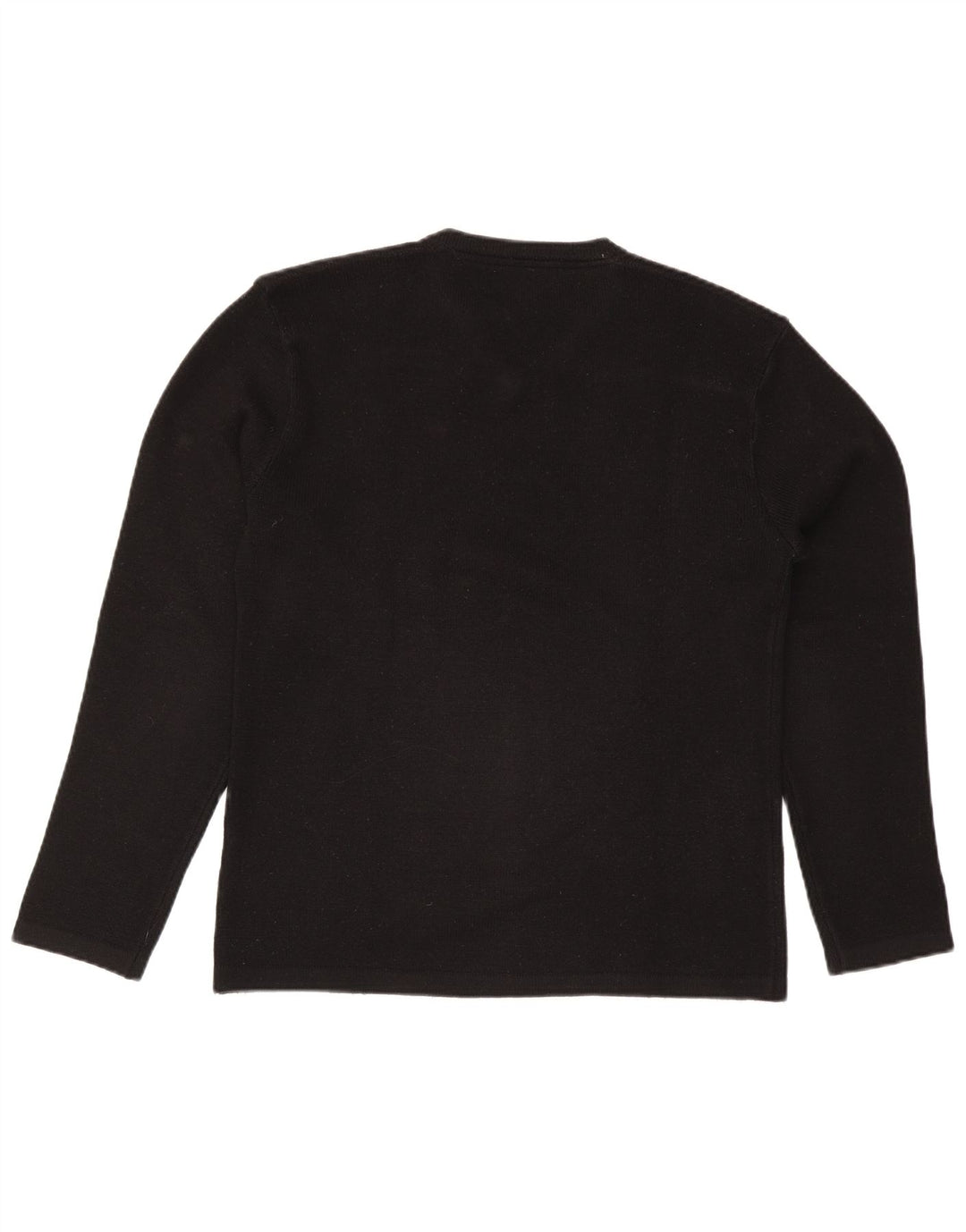 Suéter masculino Sixty com decote em V grande acrílico preto
