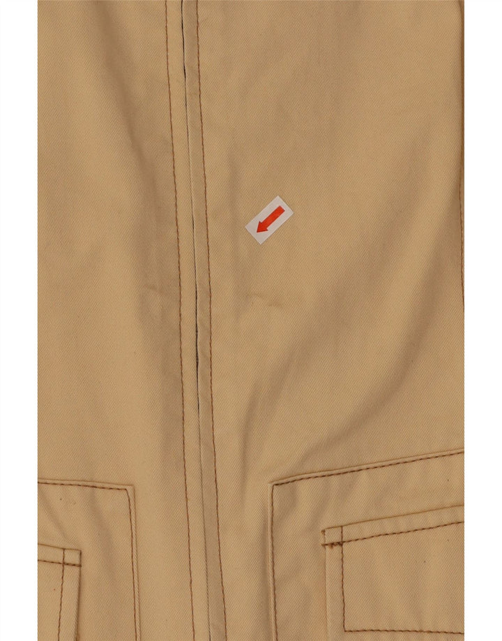 Jaqueta utilitária feminina BENETTON IT 42 algodão bege médio