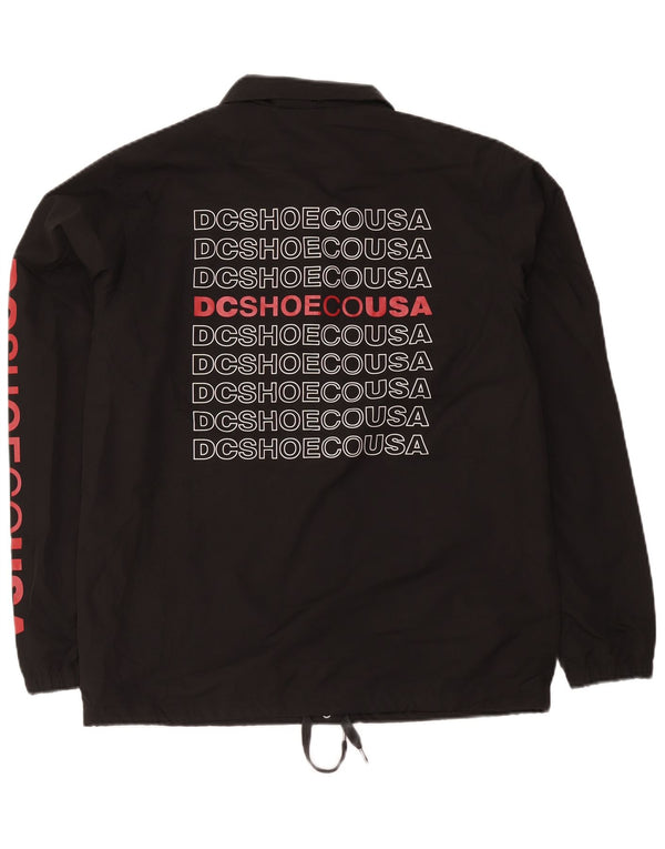 Jaqueta de chuva masculina DC Graphic UK 38 poliéster preto médio