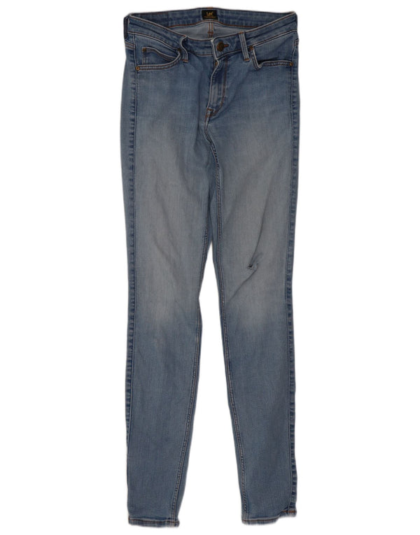 Lee Womens Jodee Ultra Skinny Jeans W28 L33 Azul Algodão