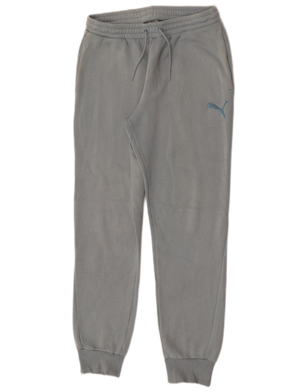 Calça de treino feminina Puma Joggers UK 14 algodão azul médio
