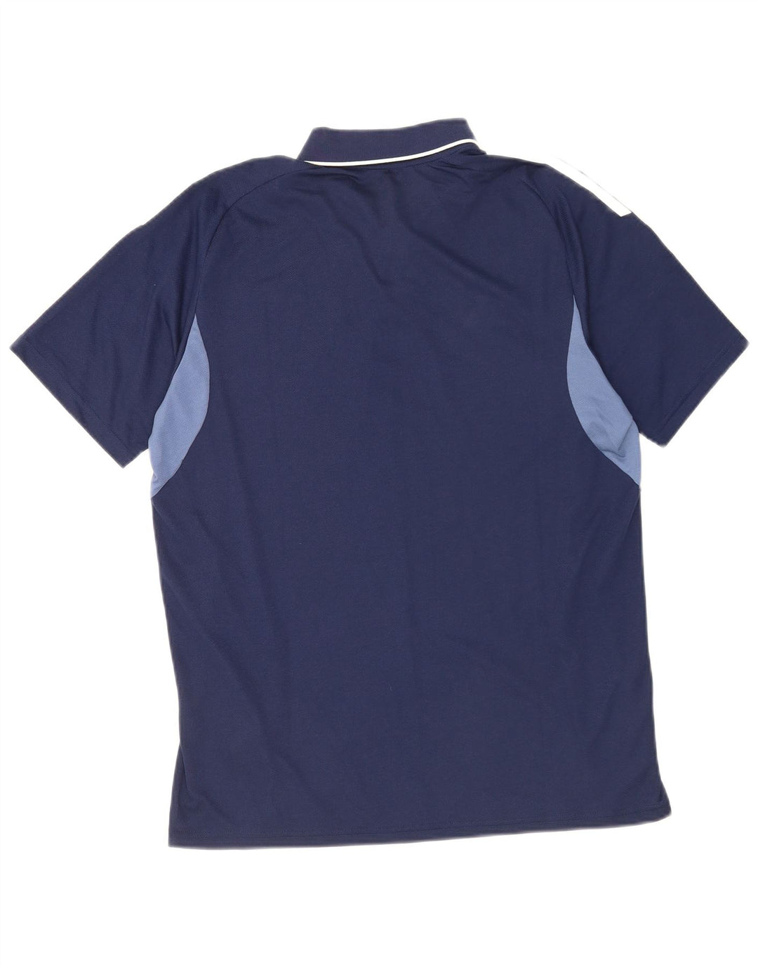 Camisa polo masculina Adidas Regular Fit médio azul marinho colorblock poliéster