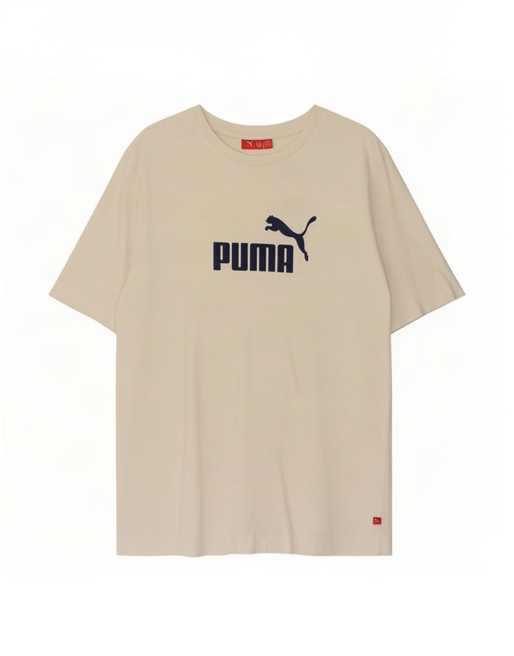 Puma Camiseta Masculina Graphic Top Médio Branco