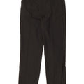 Calça masculina de terno reto Marks & Spencer W36 L33 poliéster preto