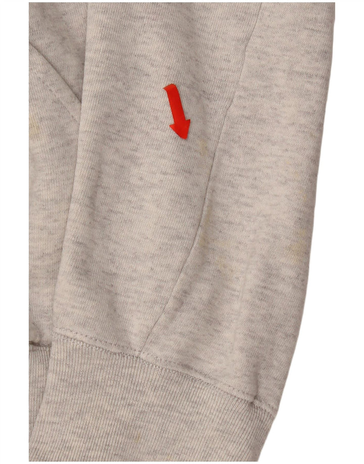 Jumper com capuz gráfico masculino Champion XL cinza