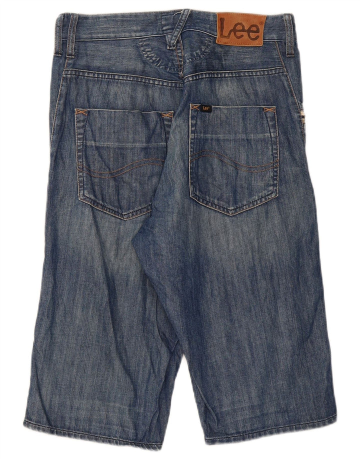 Bermuda jeans masculina LEE W28 algodão azul médio