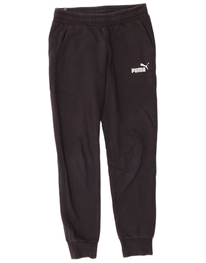 Calça de treino masculina Puma Joggers médio algodão preto