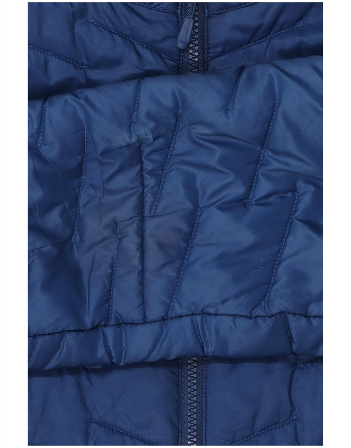 Jaqueta acolchoada masculina Jack Wolfskin UK 36/38 poliéster azul médio