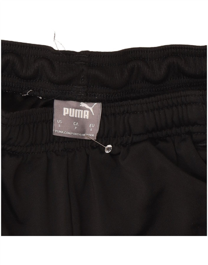 Calça de treino regular masculina Puma joggers poliéster preto pequeno