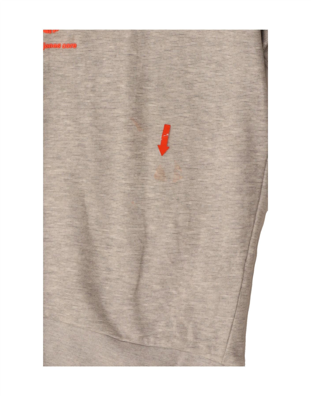 JACK & JONES Mens Graphic Hoodie Jumper XS Grey Cotton Vintage Jack & Jones and Second-Hand Jack & Jones from Messina Hembry 