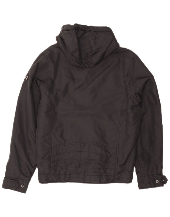 Calvin Klein Jaqueta masculina acolchoada com capuz Reino Unido 38 Médio Preto