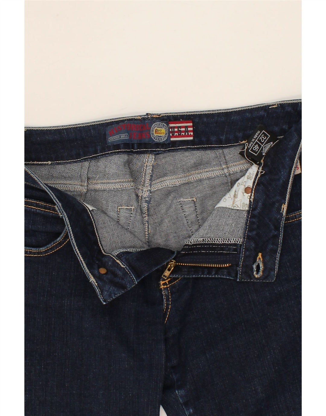 ROY ROGERS Womens Slim Jeans W32 L29 Navy Blue Cotton Vintage Roy Rogers and Second-Hand Roy Rogers from Messina Hembry 