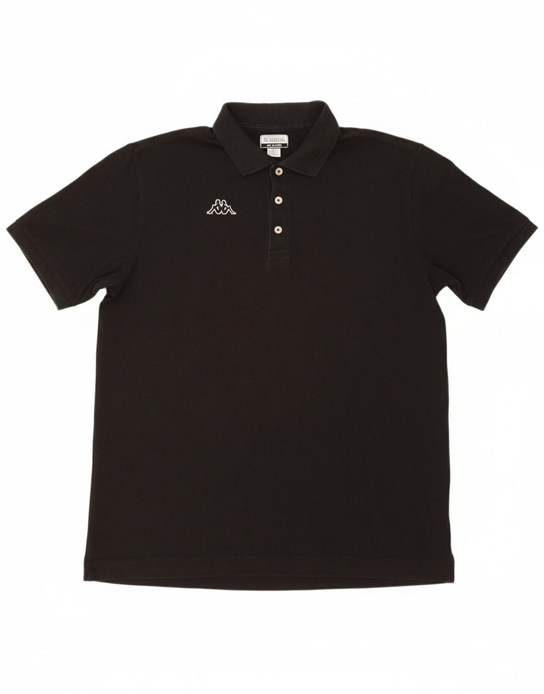 Camisa polo masculina KAPPA 2XL algodão preto