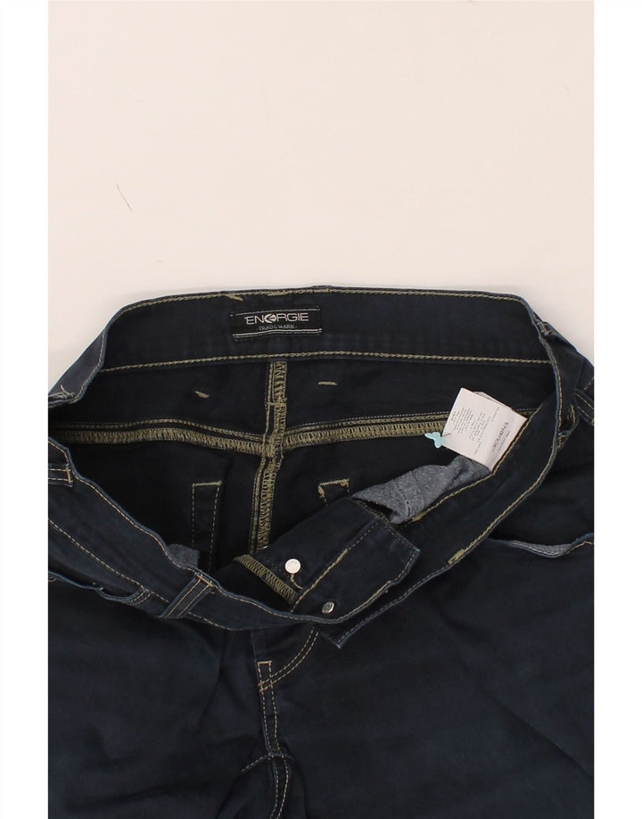 ENERGIE Womens Straight Jeans W32 L33 Navy Blue Cotton Vintage Energie and Second-Hand Energie from Messina Hembry 