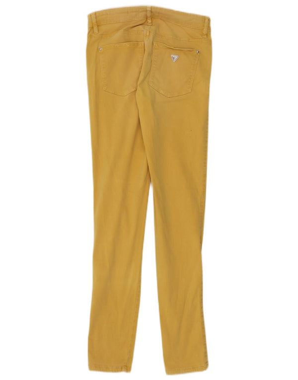 Guess Jeans Skinny Feminino W26 L30 Algodão Amarelo