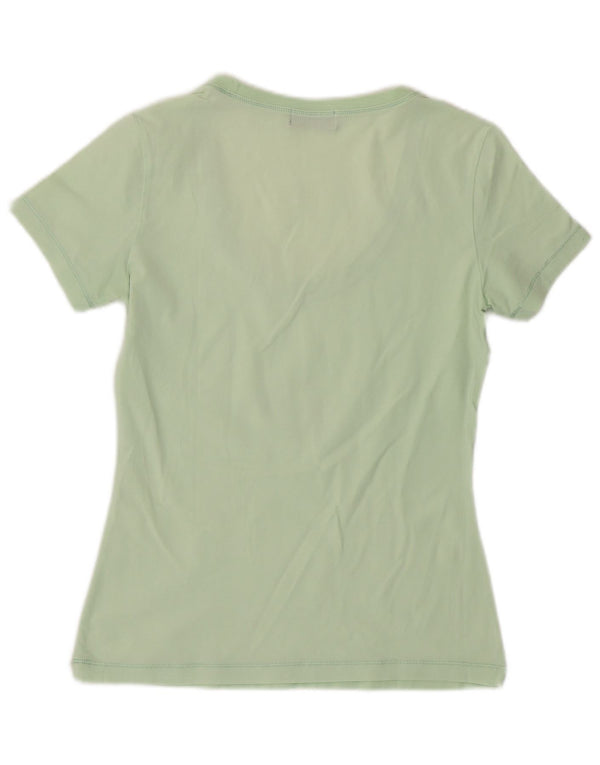 Camiseta gráfica feminina Sergio Tacchini Top UK 10 pequeno verde