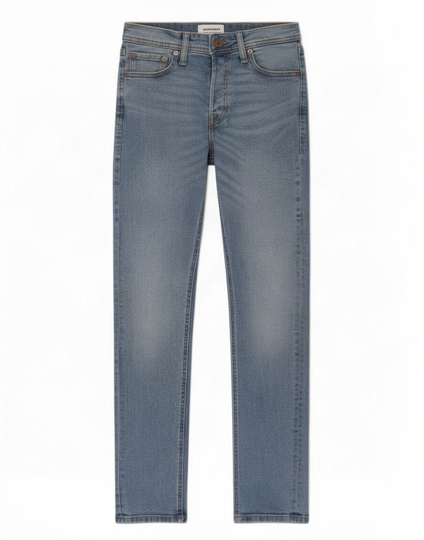 Jack & Jones Masculino GLENN Slim Jeans W28 L32 Azul Algodão