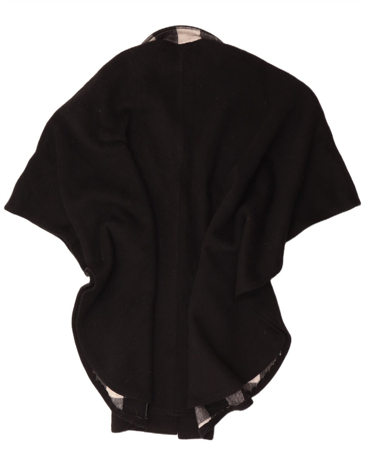 Casaco poncho feminino Althof Petit Paris EU 38 lã preta média