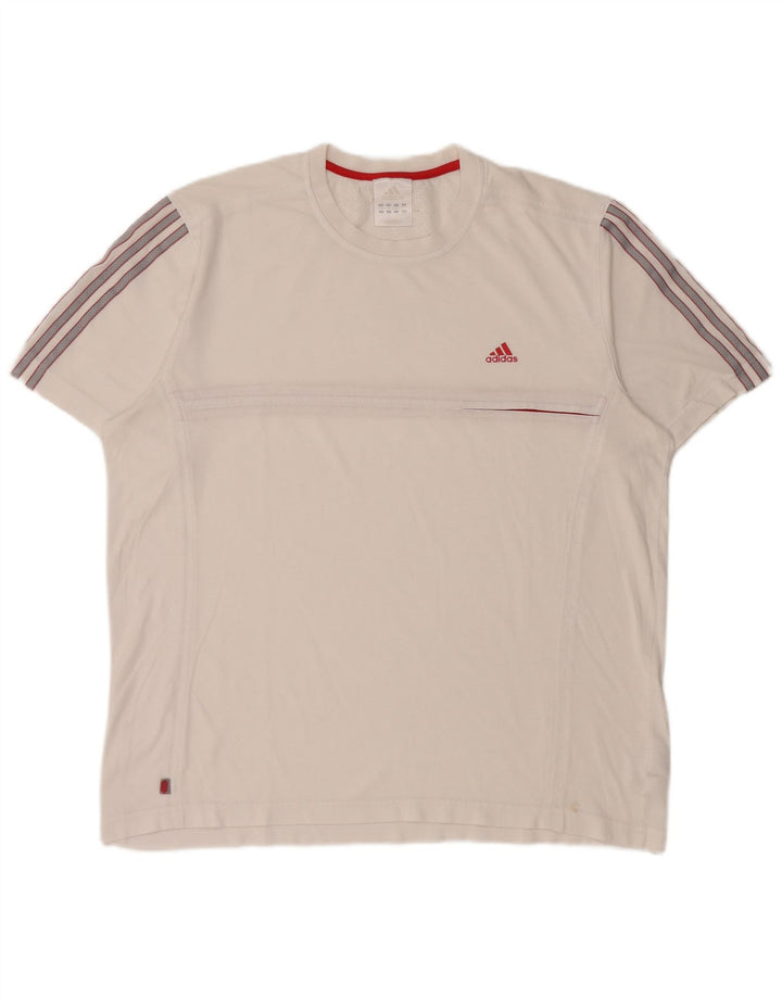 Camiseta masculina Adidas Top XL algodão branco