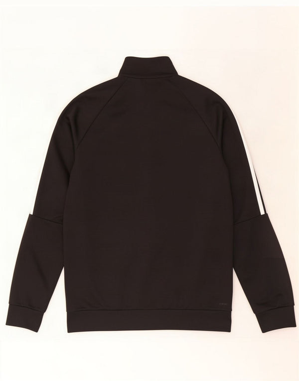 Adidas Mens Tracksuit Top Jacket UK 40/42 Médio Preto Poliéster