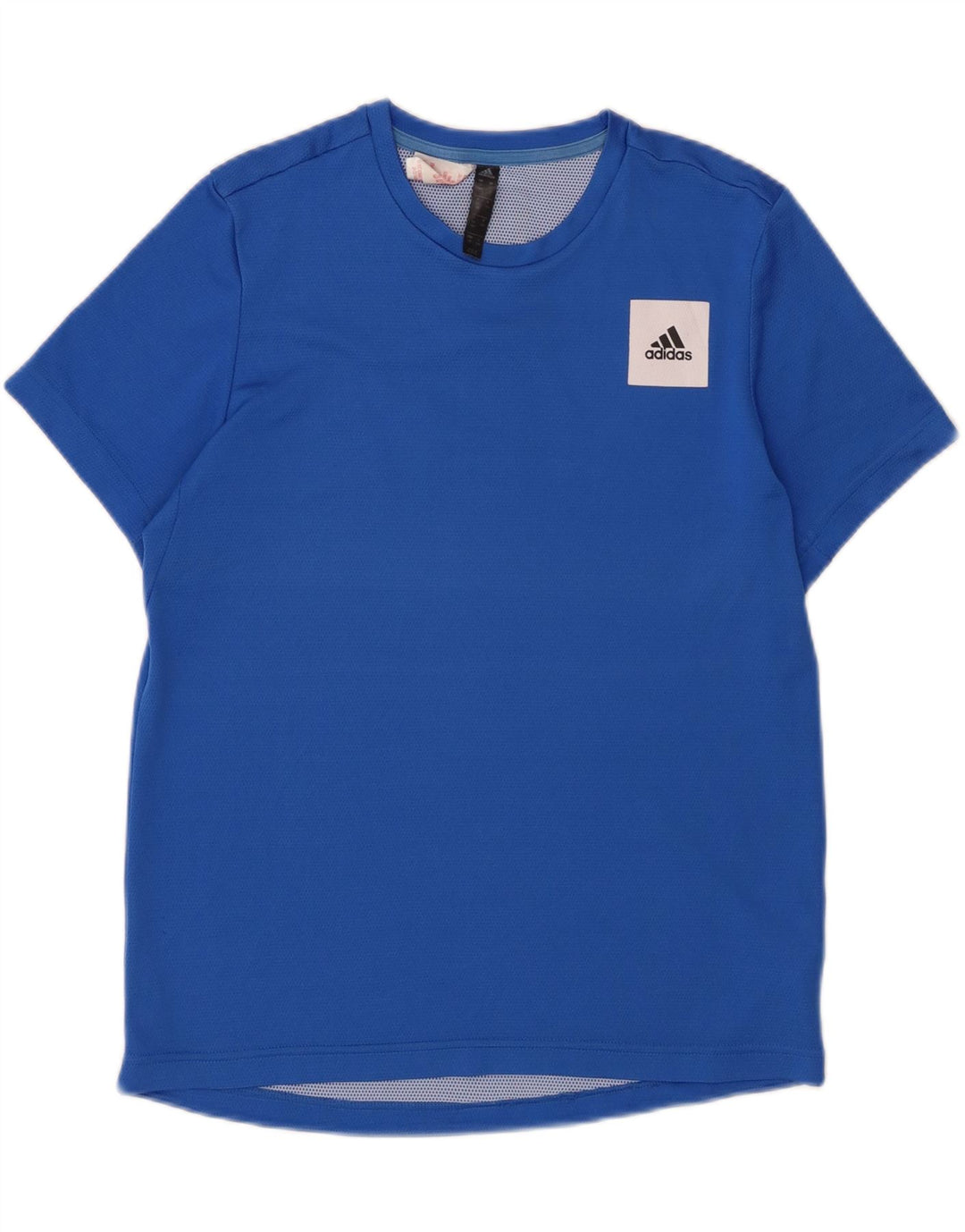 Camiseta ADIDAS Menino Aeroready Top 13-14 Anos Azul Poliéster