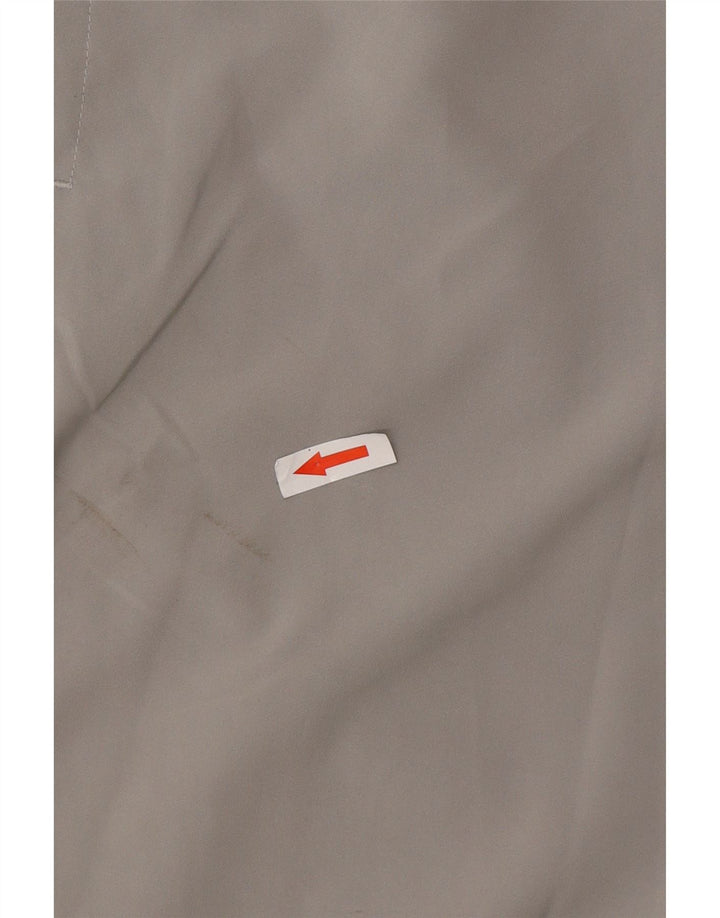 Shorts esportivos masculinos Adidas pequeno poliéster cinza