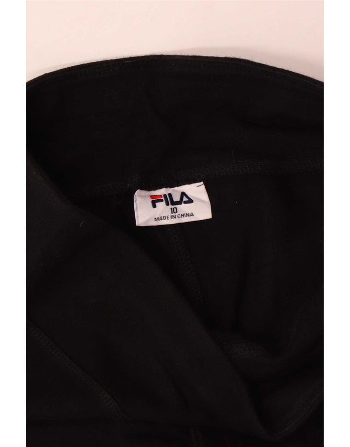 Leggings Fila Graphic Feminino UK 10 Pequeno Preto
