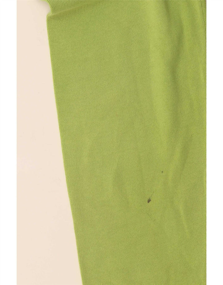 Suéter masculino Puma com gola redonda e algodão verde médio
