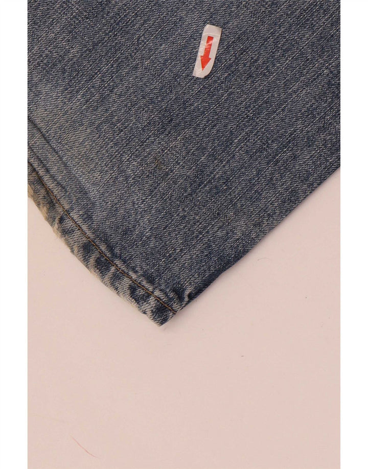 Lee Mens Seattle Distressed Straight Jeans W34 L36 Azul