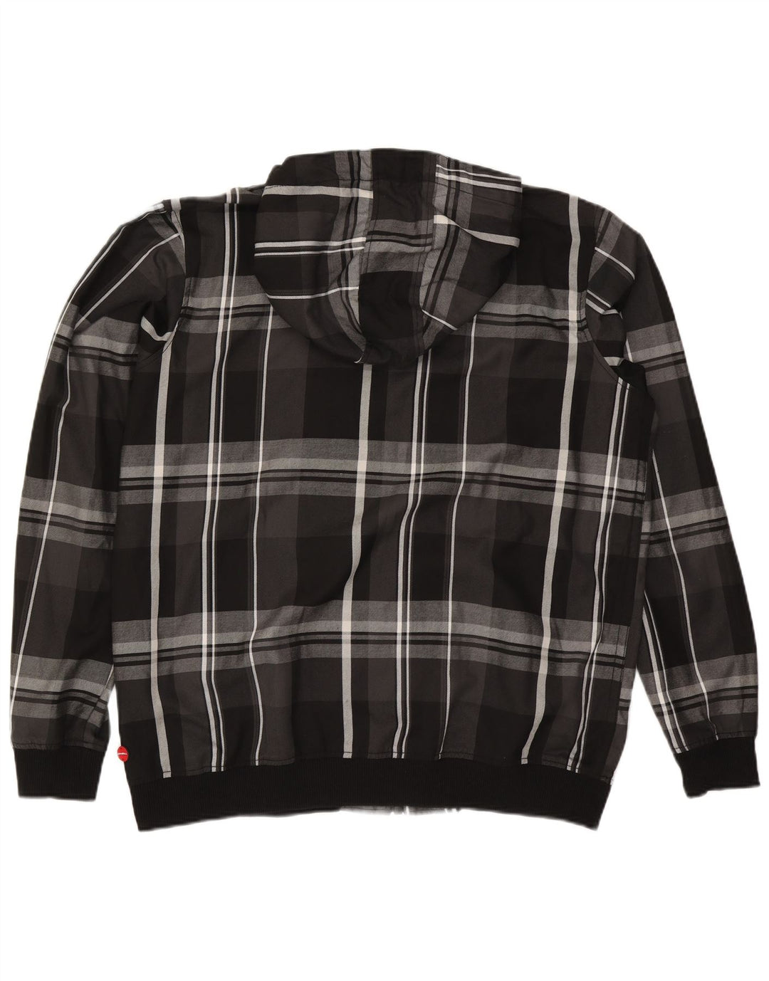 Jaqueta bomber masculina com capuz O'Neill UK 46 2XL poliéster xadrez preto