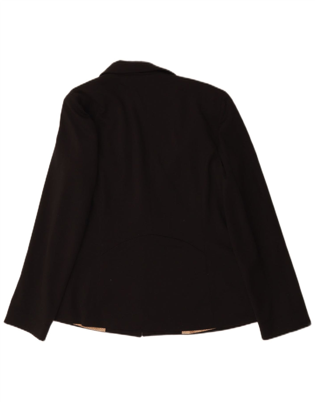 Jaqueta blazer feminina Oasis com 1 botão Reino Unido 12 poliéster preto médio