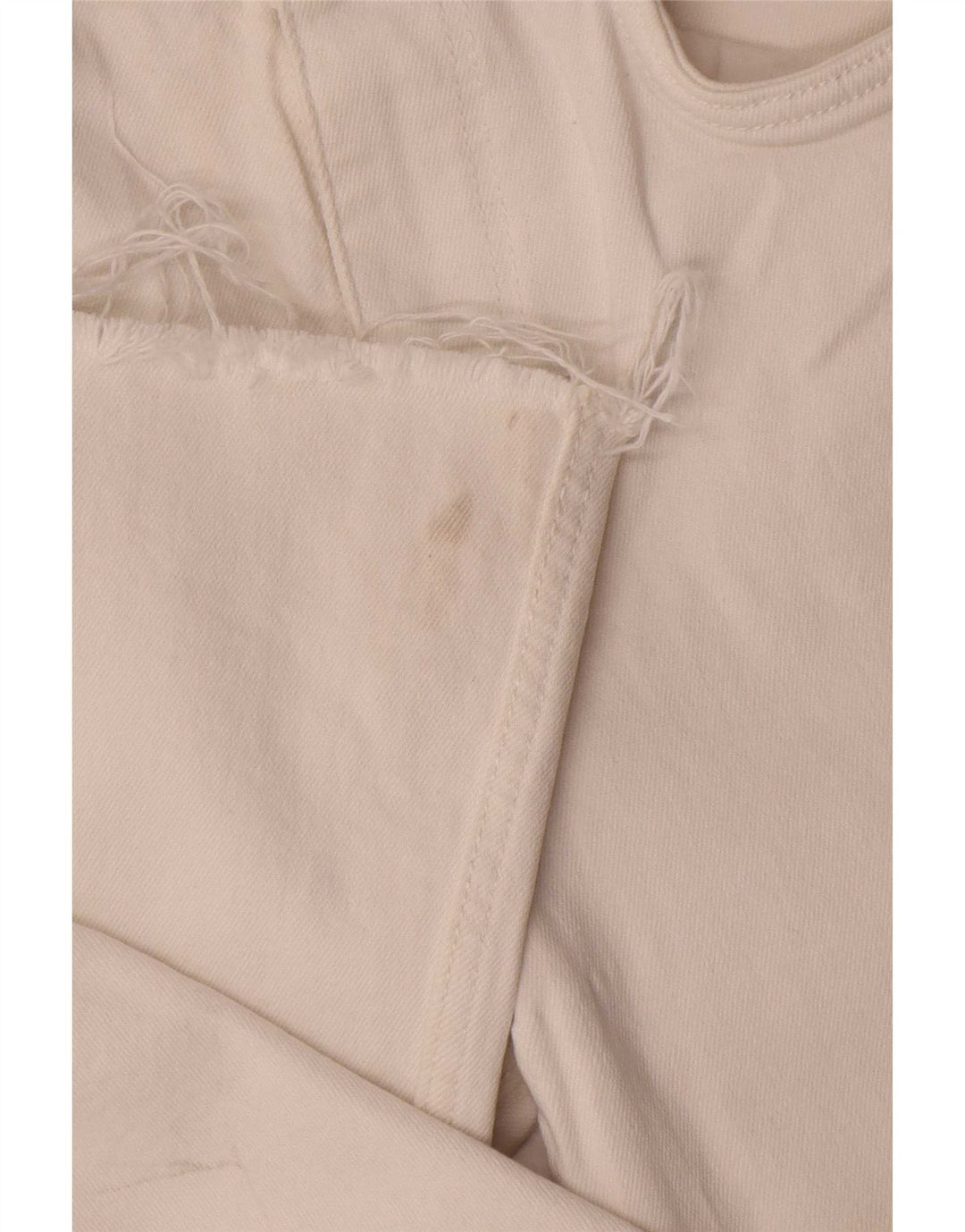 Calça jeans feminina Zara Bootcut EU 40 médio W30 L25 algodão branco