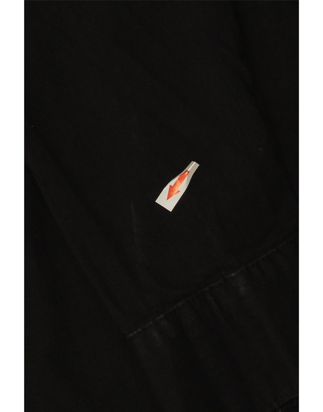 Camisa jeans masculina padrão Levi's XL preta de algodão