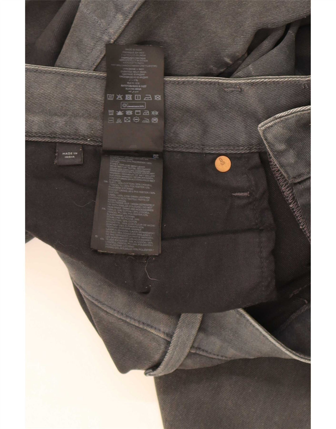 G-Star Masculino Slim Jeans W32 L25 Algodão Cinza