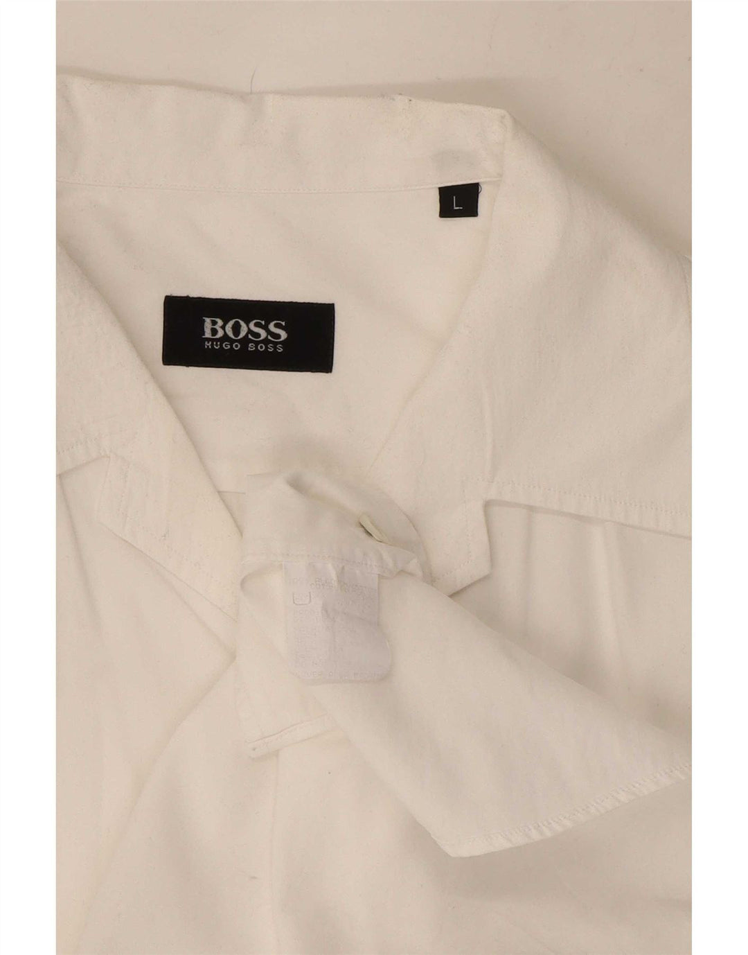 Camisa masculina Hugo Boss grande algodão branco