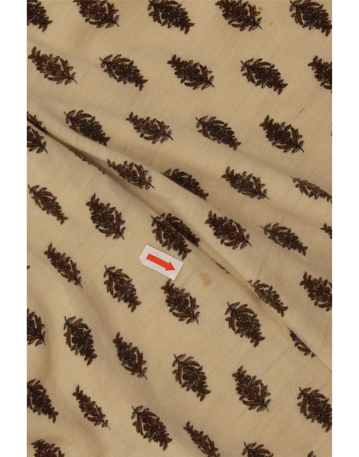 Saia feminina vintage linha A W40 2XL bege floral