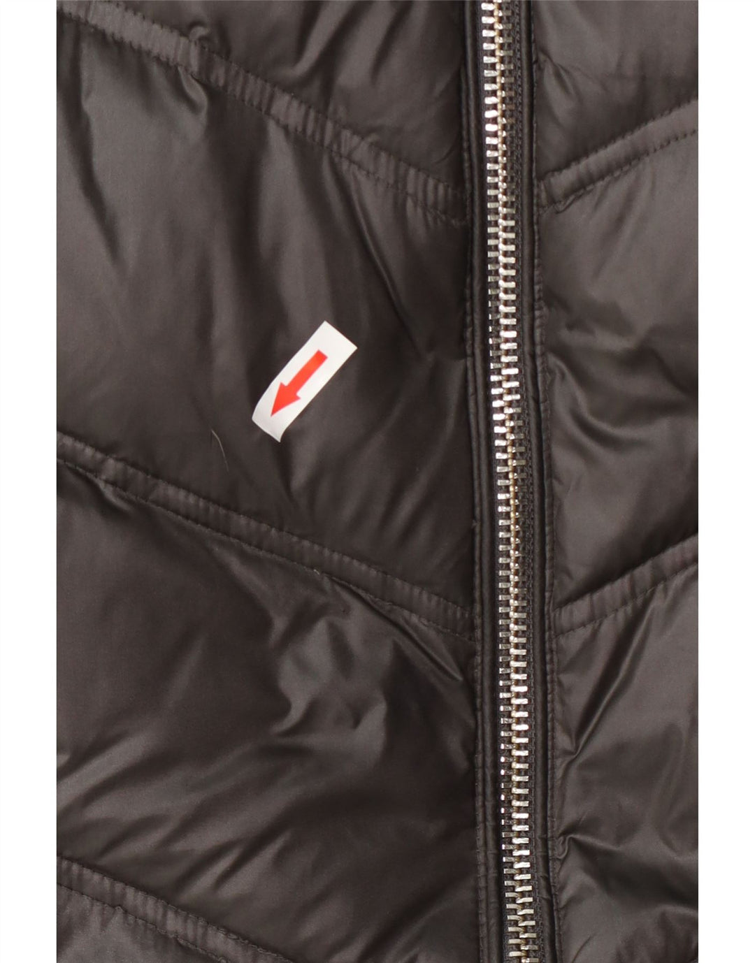 Casaco acolchoado com capuz feminino Michael Kors UK 10 pequeno cinza nylon