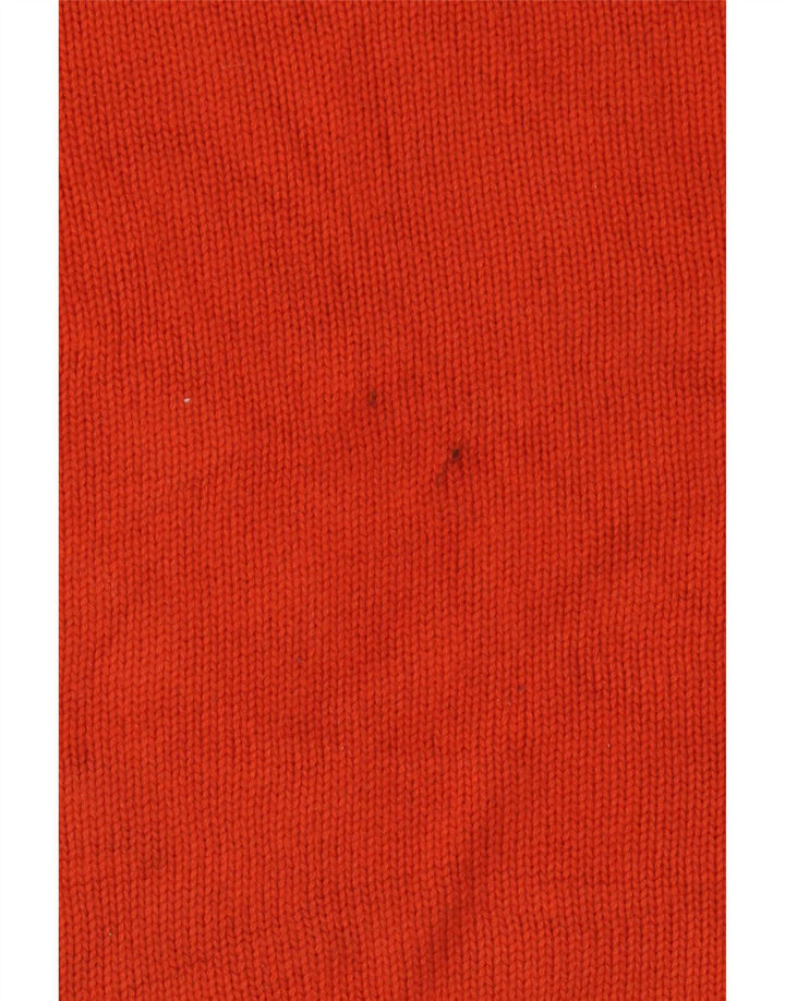 Suéter masculino Chaps com gola redonda XL laranja algodão