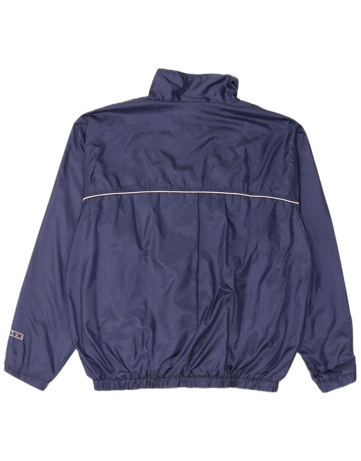 ALEX Mens Tracksuit Top Jacket UK 38 Médio Azul Marinho Colourblock Poliamida